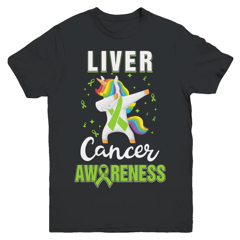 Inspirational Liver Cancer Awareness Unicorn Support Youth