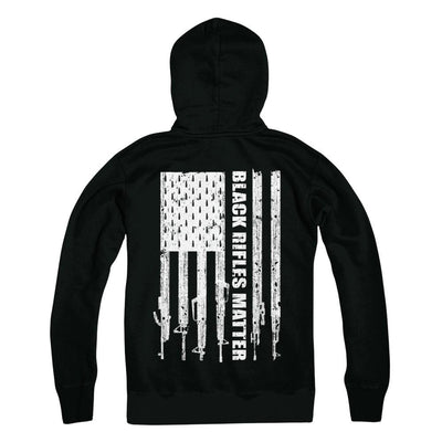 Black Rifles Matter 2nd Amendment Ar15-T-Shirt & Hoodie-Pullover Hoodie-Black
