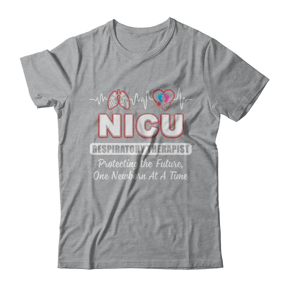 Nurse Respiratory Therapist NICU Therapy-T-Shirt & Hoodie-Classic T-Shirt-Sport Grey