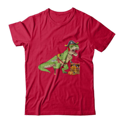 Dinosaurs T-Rex Pirate Halloween Saurus For Men Women-T-Shirt & Hoodie-Classic T-Shirt-Red