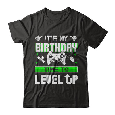 It's My Birthday Time To Level Up-T-Shirt & Hoodie-Premium T-Shirt-Black