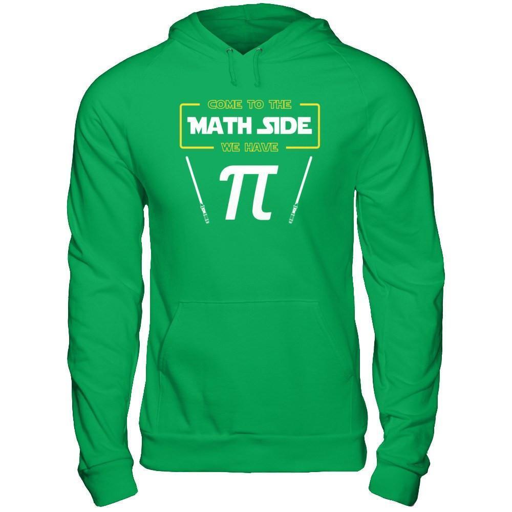 Come To The Math Side We Have Pi Day 2019-T-Shirt & Hoodie-Pullover Hoodie-Irish Green