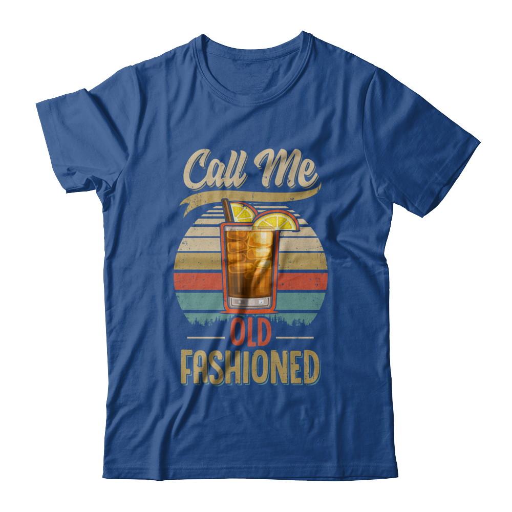 Sunset Vintage Lemon Juice Call Me Old Fashioned-T-Shirt & Hoodie-Classic T-Shirt-Royal
