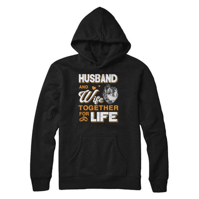 Husband And Wife Together For Life-T-Shirt & Hoodie-Pullover Hoodie-Black