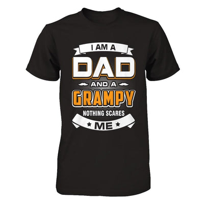 I Am A Dad And A Grampy Nothing Scares Me-T-Shirt & Hoodie-Classic T-Shirt-Black