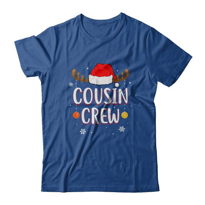 Cousin Crew Reindeer Matching Family Christmas-T-Shirt & Hoodie-Classic T-Shirt-Royal