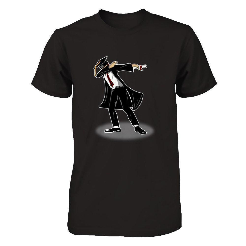 Funny Dabbing Senior College High School Graduation 2018-T-Shirt & Hoodie-Classic T-Shirt-Black