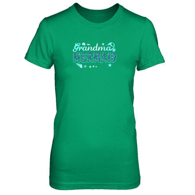 Grandma Mermaid-T-Shirt & Tank Top-Women's T-Shirt-Irish Green