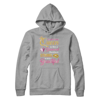 September Girls Queen Is Diamond Strong Beautiful-T-Shirt & Hoodie-Pullover Hoodie-Light Steel