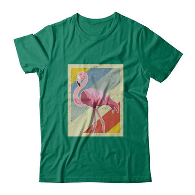Distressed Vintage Flamingo Style-T-Shirt & Hoodie-Classic T-Shirt-Kelly Green