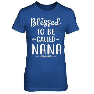 Funny Grandma Blessed To Be Called Nana-T-Shirt & Hoodie-Women's T-Shirt-Royal