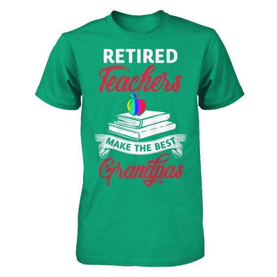 Retired Teachers Make The Best Grandpas-T-Shirt & Hoodie-Classic T-Shirt-Kelly Green