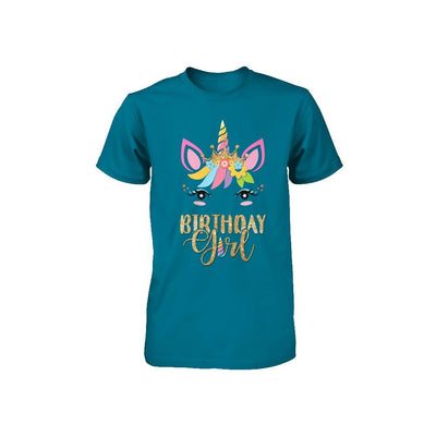Cute Unicorn Girl Daughter Birthday Gift Youth-Youth Shirt-