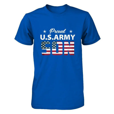 Proud Us Army Son-T-Shirt & Hoodie-Premium T-Shirt-Royal