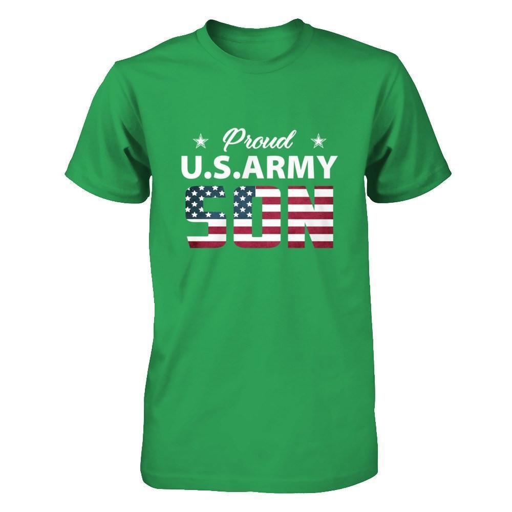 Proud Us Army Son-T-Shirt & Hoodie-Premium T-Shirt-Kelly Green