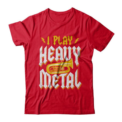I Play Heavy Metal Tuba Music Player-T-Shirt & Hoodie-Premium T-Shirt-Red