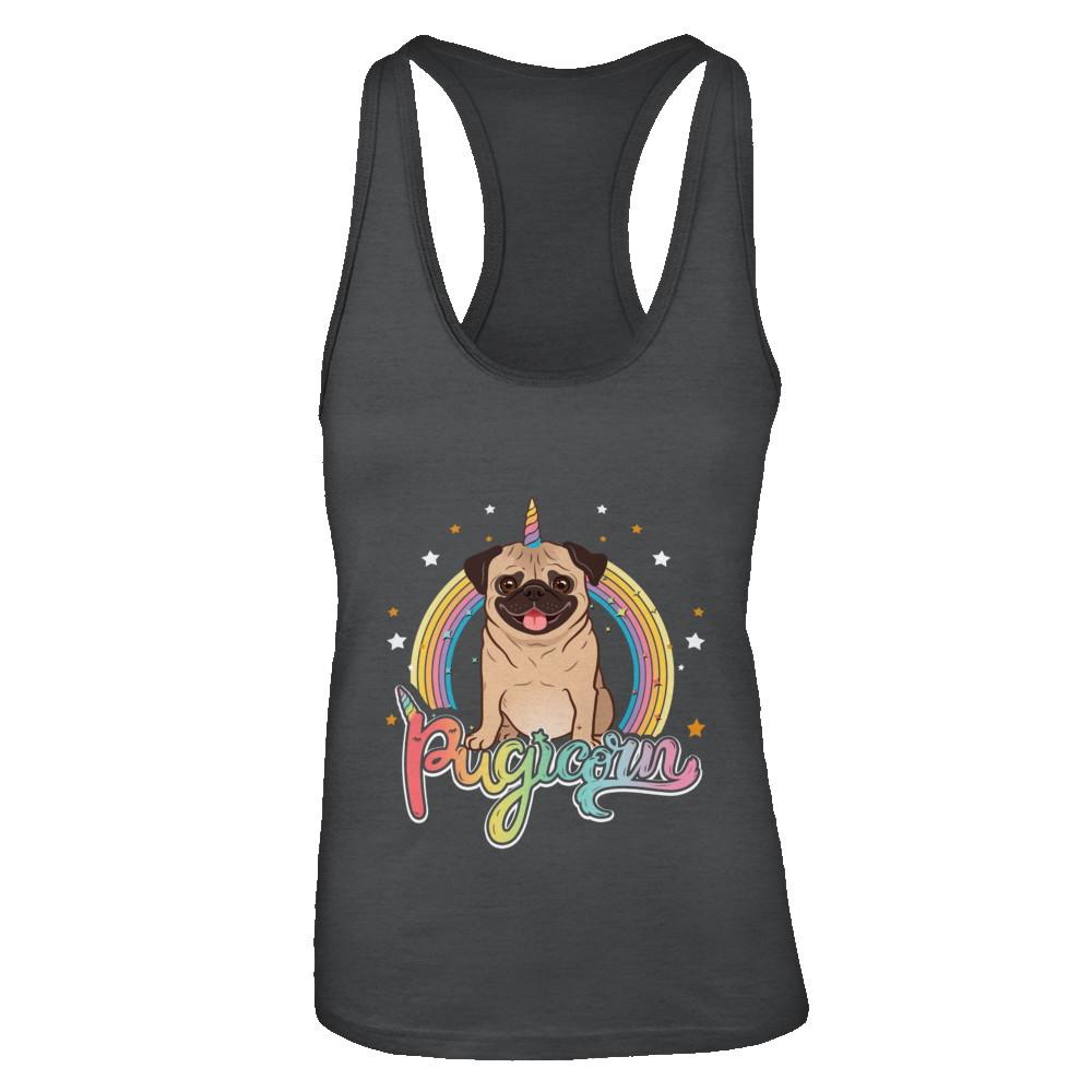 Rainbow Pugicorn Pug Unicorn For Kids