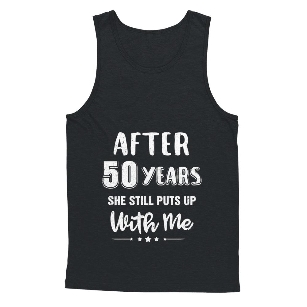 50Th Wedding Anniversary Funny Husband Gift-T-Shirt & Hoodie-Unisex Tank-Black