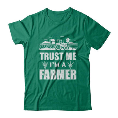 Trust Me I'm A Farmer Funny Farming-T-Shirt & Hoodie-Classic T-Shirt-Kelly Green