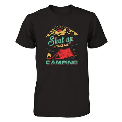 Shut Up And Take Me Camping-T-Shirt & Tank Top-Premium T-Shirt-Black