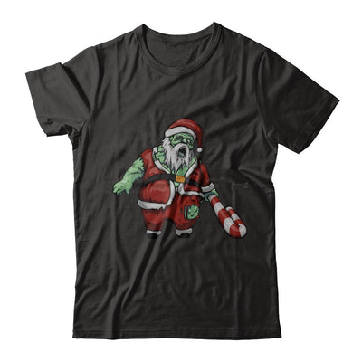 Zombie Santa Scary Christmas Halloween Costume-T-Shirt & Hoodie-Premium T-Shirt-Black