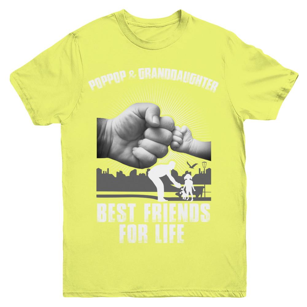 Poppop And Granddaughter Best Friends For Life Youth-Youth Shirt-Youth T-Shirt-Daisy