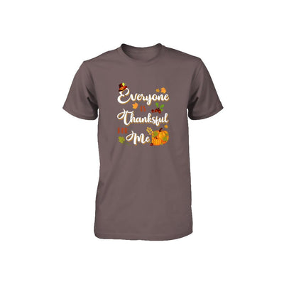 Everyone Is Thankful For Me Thanksgiving Day Youth-Youth Shirt-Youth T-Shirt-Asphalt