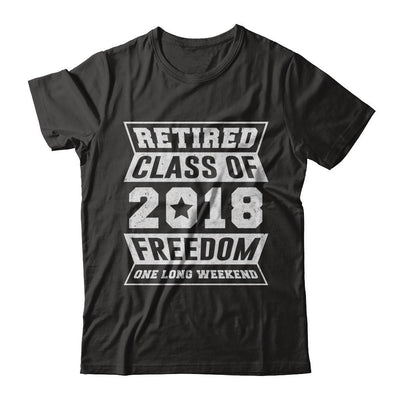 Retired 2018 Funny Retirement-T-Shirt & Hoodie-Premium T-Shirt-Black