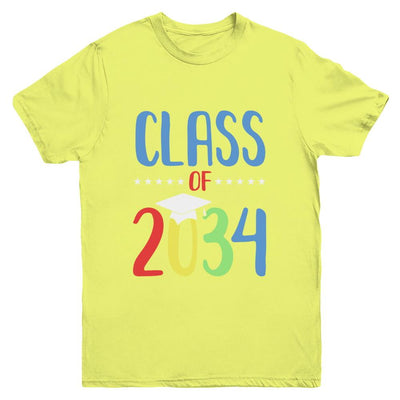 Grow With Me First Day Of School Class Of 2034 Youth-Youth Shirt-Youth T-Shirt-Daisy