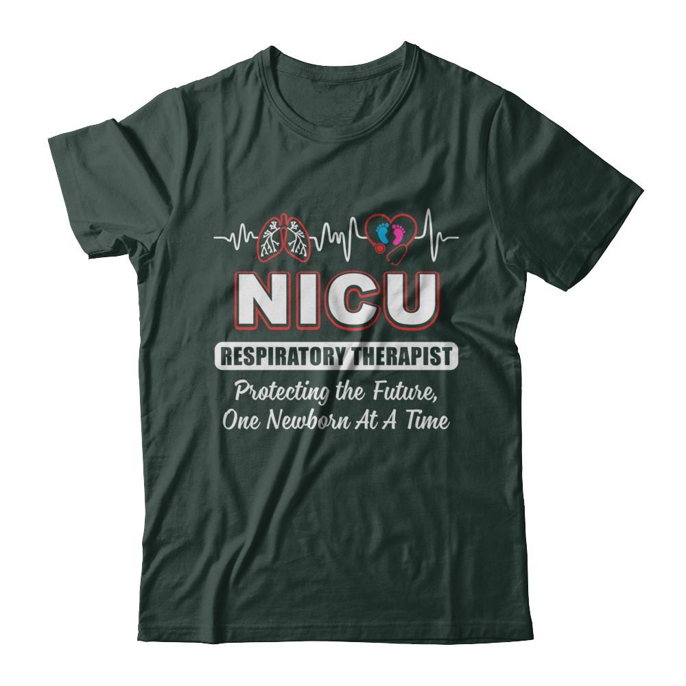 Nurse Respiratory Therapist NICU Therapy-T-Shirt & Hoodie-Classic T-Shirt-Forest Green