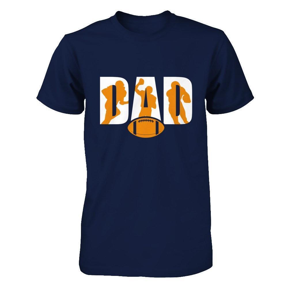 Football Dad Father's Day-T-Shirt & Hoodie-Classic T-Shirt-Navy