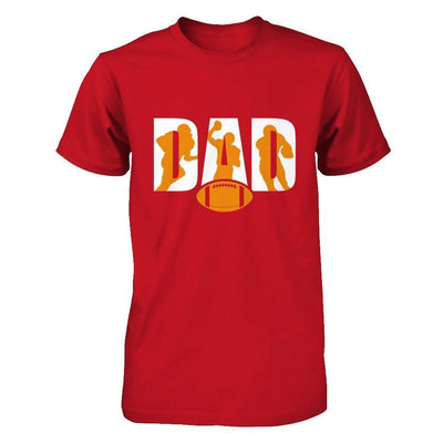 Football Dad Father's Day-T-Shirt & Hoodie-Classic T-Shirt-Red