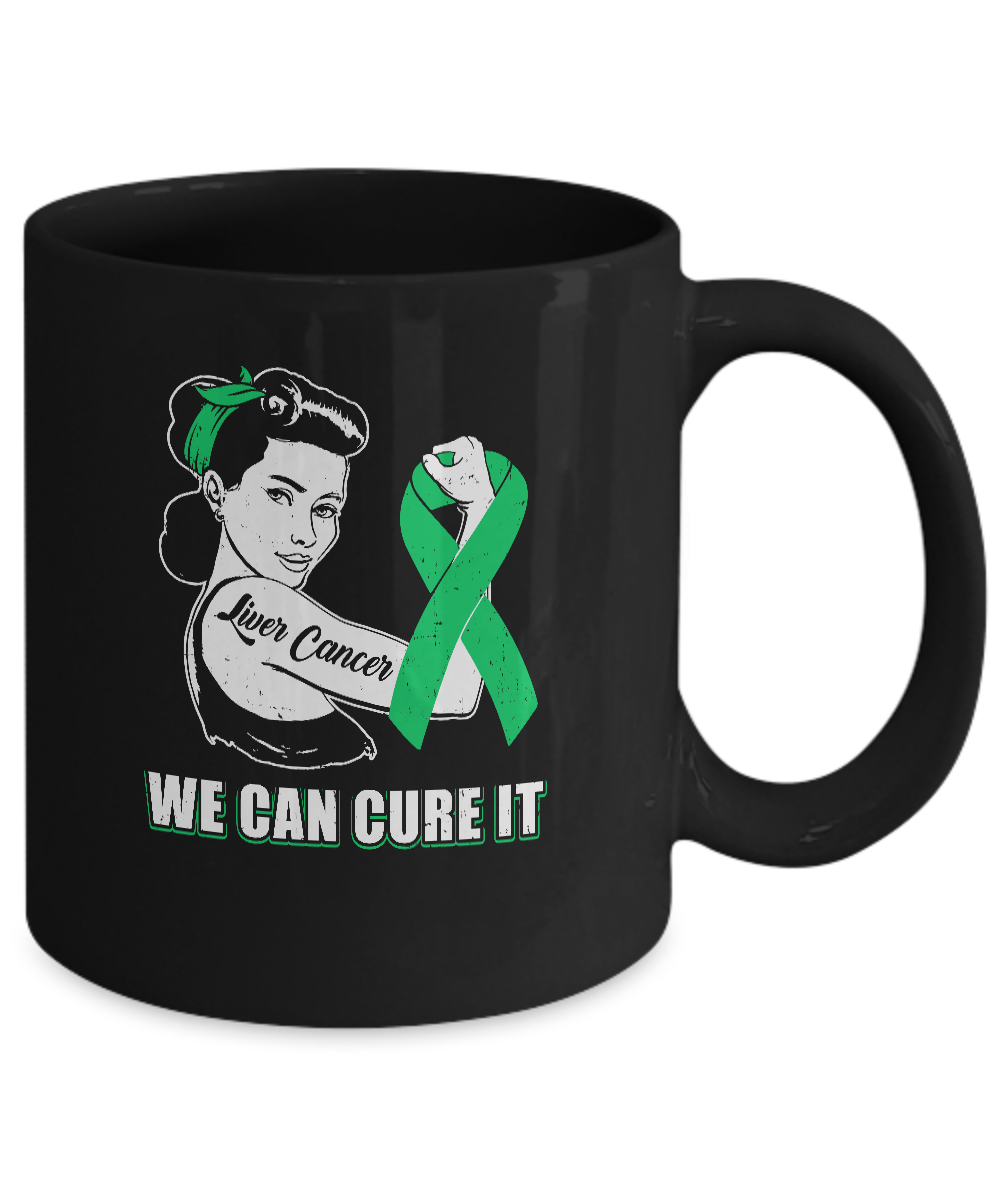 Liver Cancer Awareness Survivor We Can Cure It Mug-Coffee Mug-11oz Mug-Black