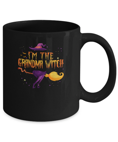 I Am The Grandma Witch Halloween Costume Gift Mug-Coffee Mug-11oz Mug-Black