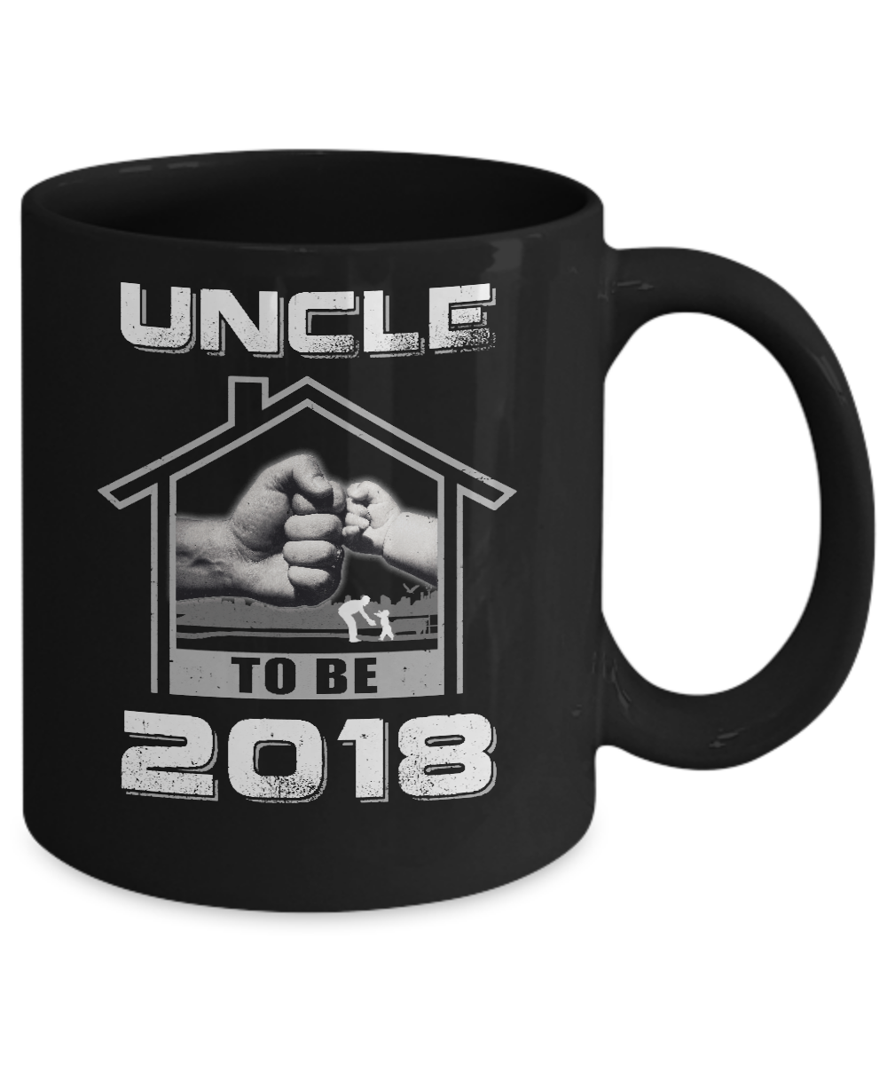Uncle To Be 2018 New Baby Mug-Coffee Mug-11oz Mug-Black