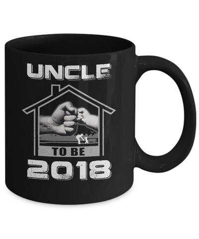 Uncle To Be 2018 New Baby Mug-Coffee Mug-11oz Mug-Black