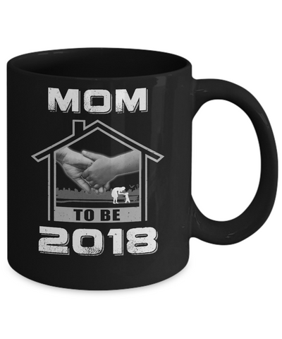 Mom To Be 2018 New Baby Mug-Coffee Mug-11oz Mug-Black