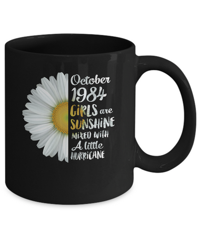 October Girls 1984 37th Birthday Gifts Mug-Coffee Mug-11oz Mug-Black