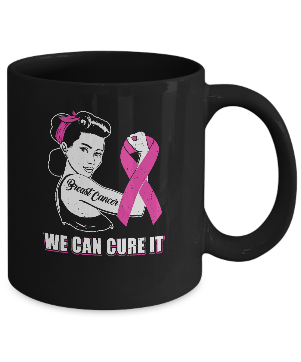 Breast Cancer Awareness Survivor We Can Cure It Mug-Coffee Mug-11oz Mug-Black