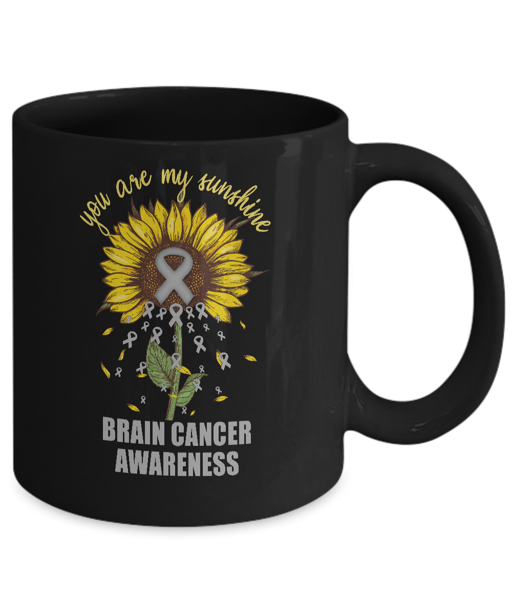 You Are My Sunshine Brain Cancer Awareness Mug-Coffee Mug-11oz Mug-Black