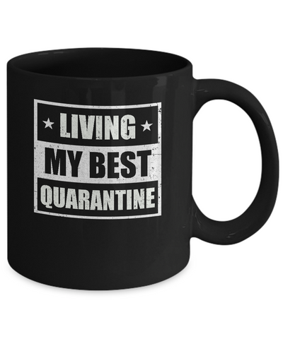 Best Quarantine Mom Ever Funny Social Distancing Mug-Coffee Mug-11oz Mug-Black