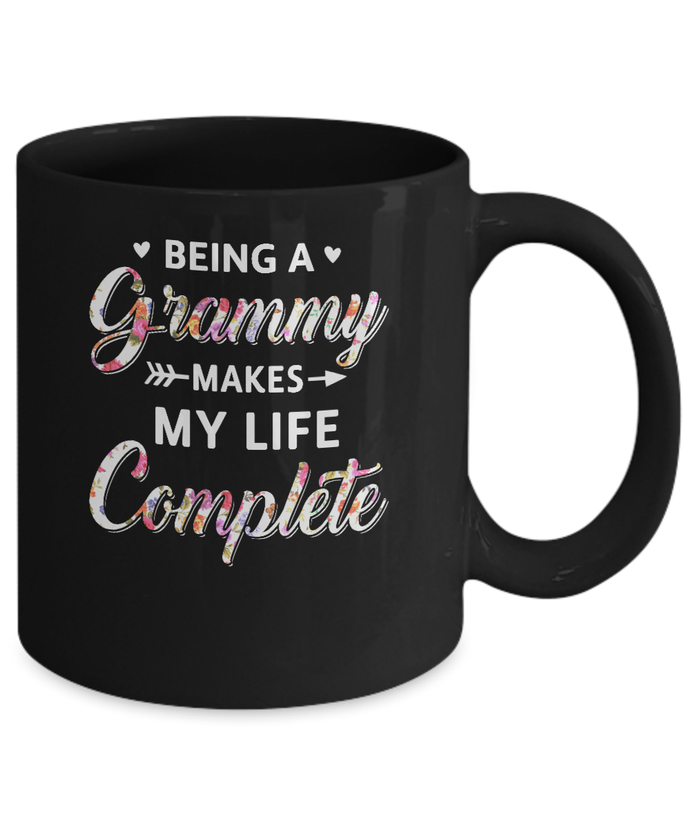Being A Grammy Makes My Life Complete Mothers Day Mug-Coffee Mug-11oz Mug-Black