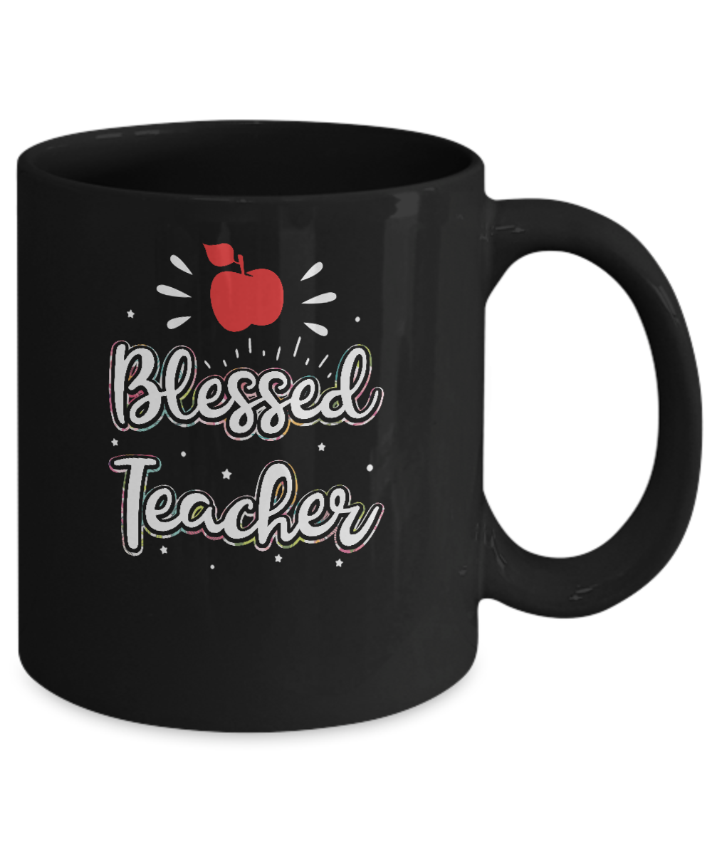 Blessed Teacher Gift Mug-Coffee Mug-11oz Mug-Black