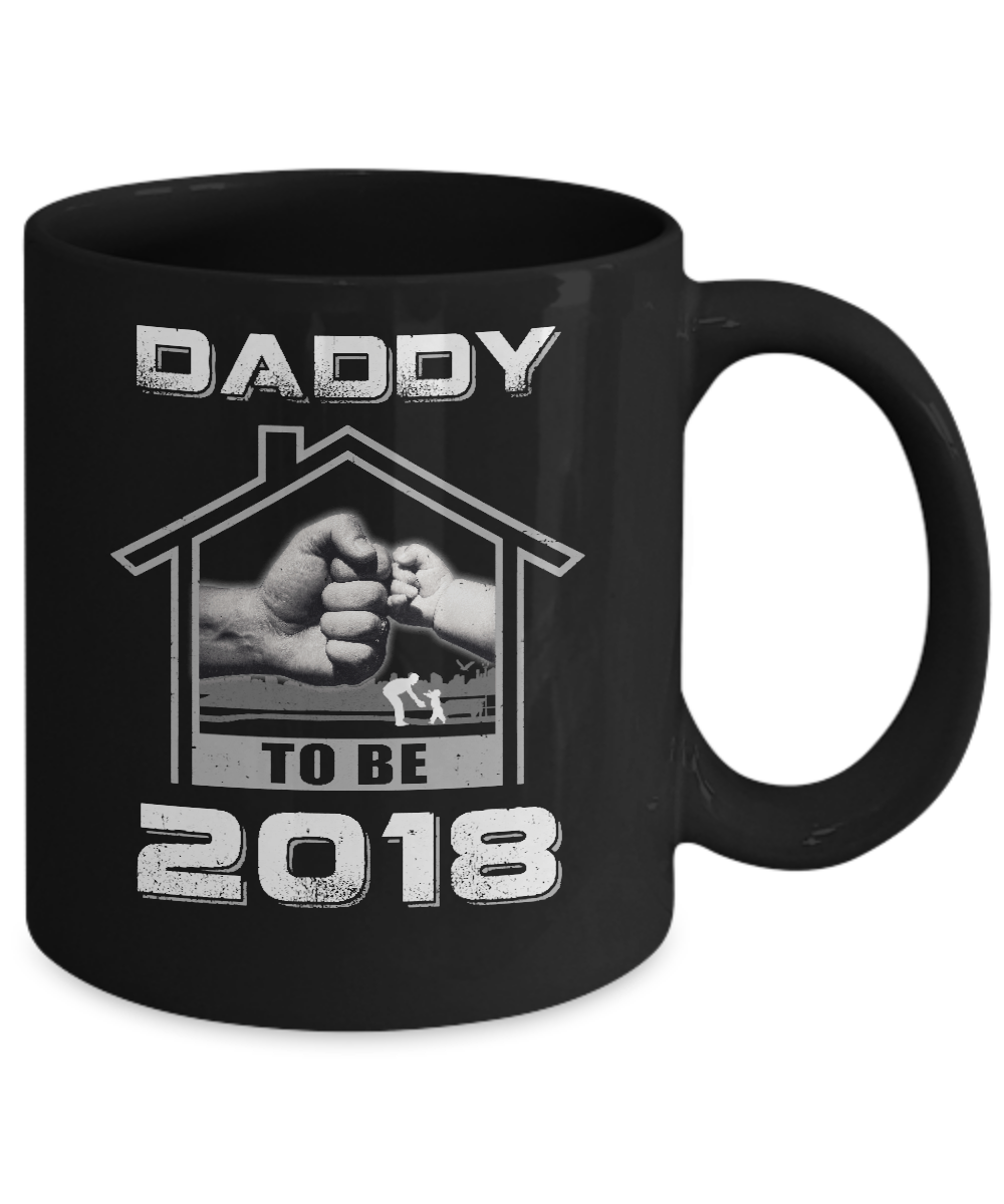Daddy To Be 2018 New Baby Mug-Coffee Mug-11oz Mug-Black