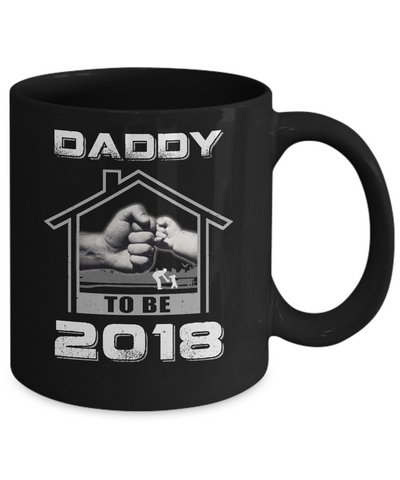 Daddy To Be 2018 New Baby Mug-Coffee Mug-11oz Mug-Black