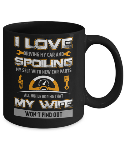 I Love Spoiling My Wife Husband Mug-Coffee Mug-11oz Mug-Black