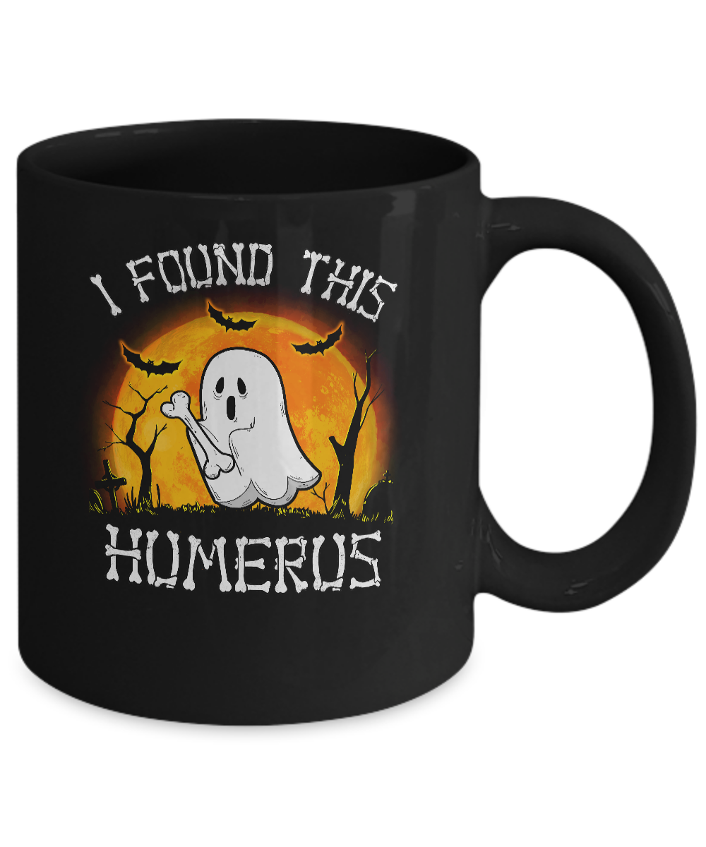 Funny Halloween Boo I Found This Humerus Mug-Coffee Mug-11oz Mug-Black
