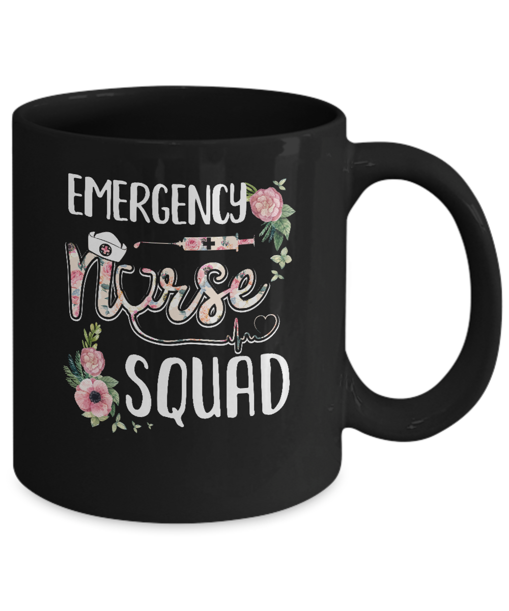 Nursing Emergency Nurse Squad Mug-Coffee Mug-11oz Mug-Black