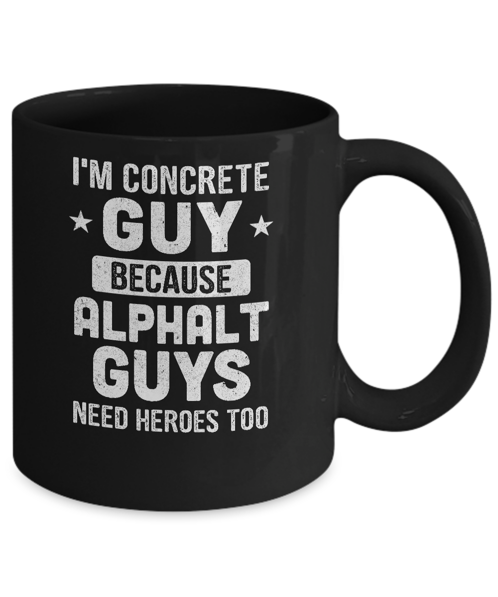 Funny Concrete Gift For Construction Worker Mug-Coffee Mug-11oz Mug-Black