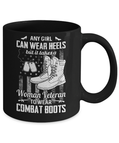 Woman Veteran To Wear Combat Boots Mug-Coffee Mug-11oz Mug-Black